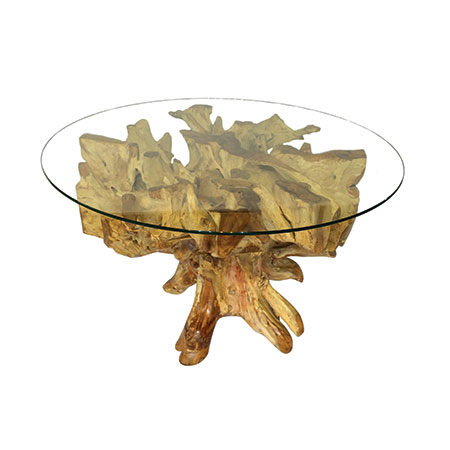Root Furniture Dining Tables Makasi Imports Root Spider Stone Dining Table Round With 150cm Glass